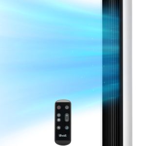 LEVOIT Tower Fan White 36 Inch Quiet Oscillating Remote-0