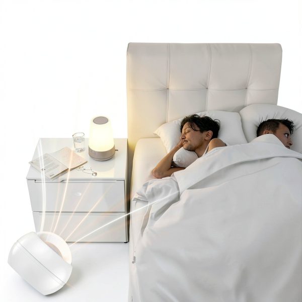 Ecocomfy Bladeless Tower Fan Heater White 22inch Cool+Heater-5