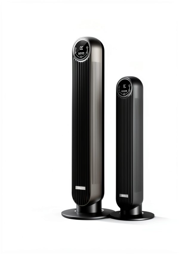 Dreo Nomad One Tower Fan Silver Quiet Remote Control-2