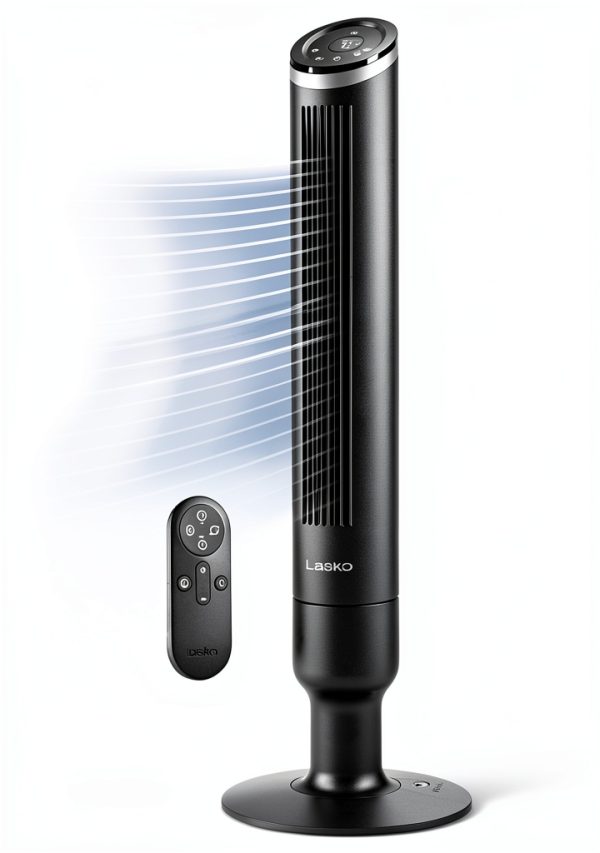 Lasko Tower Fan Quiet Cooling Air Purification Remote-0