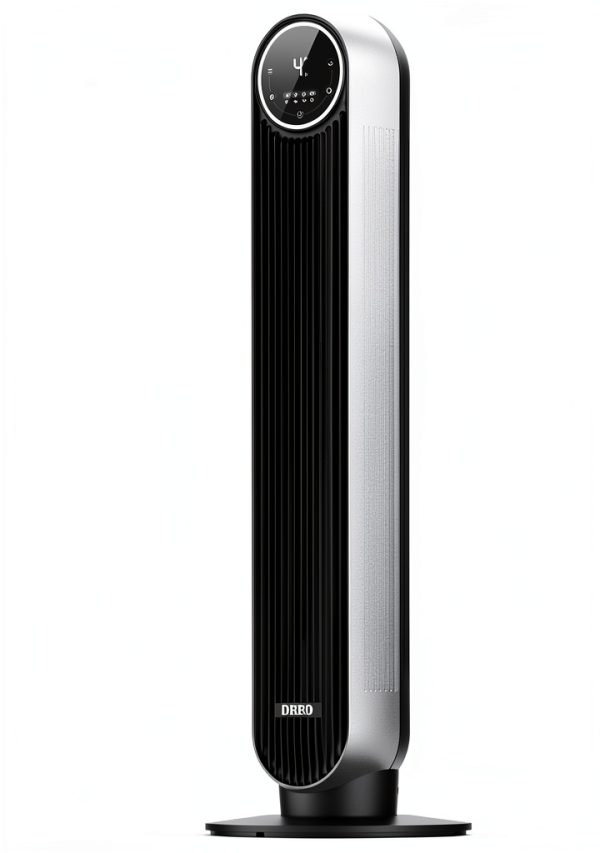 Dreo Nomad One Tower Fan Silver Quiet Remote Control-0