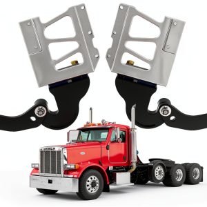 Peterbilt Hood Pivot Kit ZHENYUAN Steel Design-0
