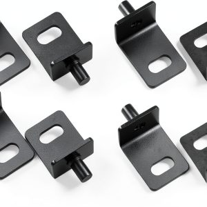 Steel Pivot Hinges Black-8pcs Cabinet Door Hinges-0