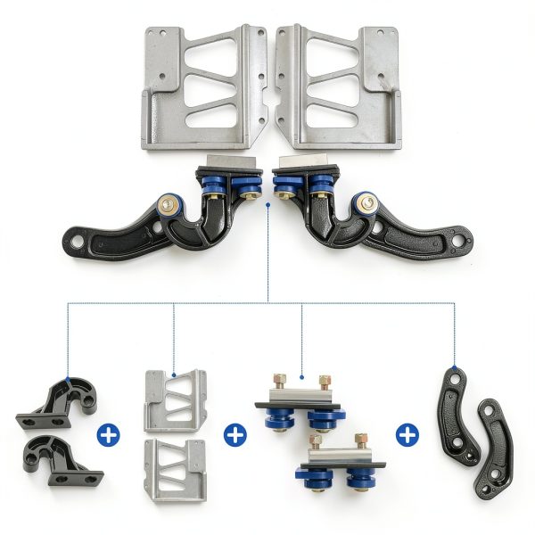 Pivot Hinge QuenPenge Heavy Duty Metal Design-5
