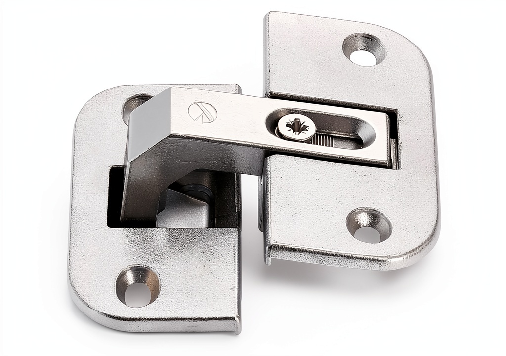 BRIXWELL pivot hinge installed on a commercial storage cabinet