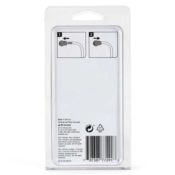 3M™ Littmann® Stethoscope Spare Parts Kit, Snap Tight Soft-Sealing Eartips, Grey, Large and Small, 40002-1
