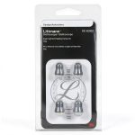 3M™ Littmann® Stethoscope Spare Parts Kit, Snap Tight Soft-Sealing Eartips, Grey, Large and Small, 40002-0