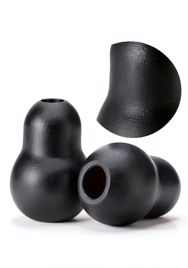 Maitys 24 Pieces Replacement Stethoscope Ear Tips Earpieces Universal Soft Silicone Earplugs Earbuds(Black)-3