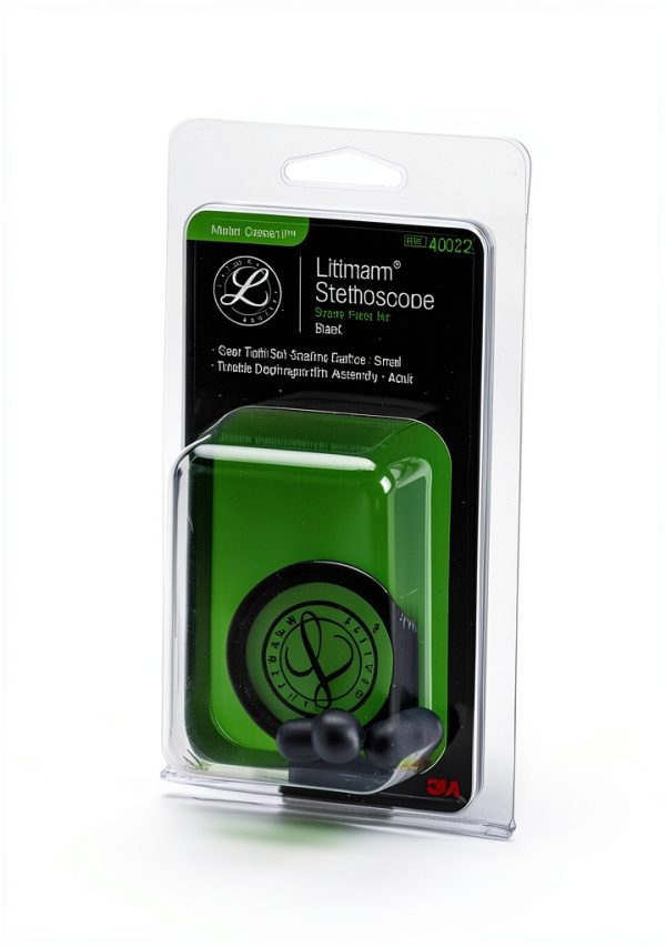 3M Littmann Stethoscope Kit Black – Tunable Diaphragm & Eartips 40022-3