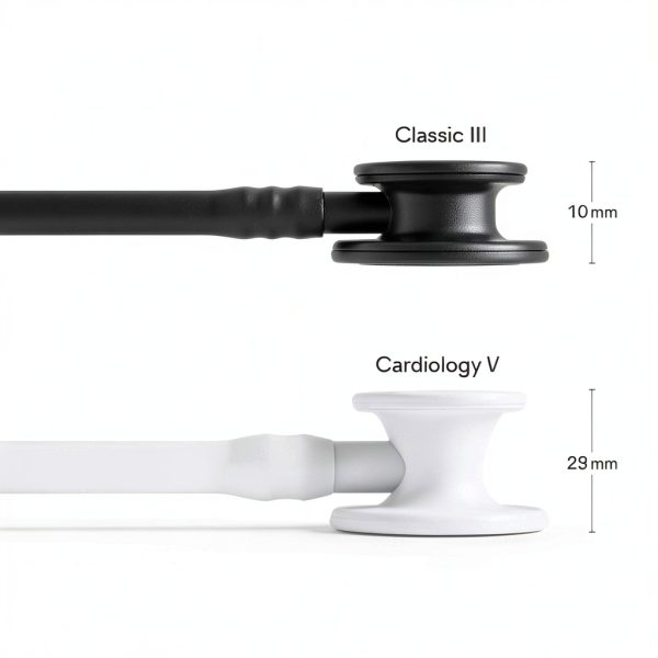 Adult Pediatric Diaphragm with Rim Assemblies for Littmann-3