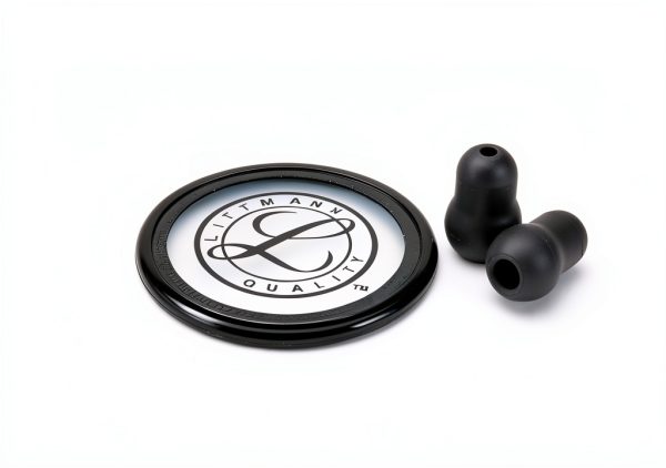 3M Littmann Stethoscope Kit Black – Tunable Diaphragm & Eartips 40022-0