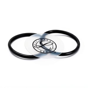3M Littmann Stethoscope Spare Parts Kit – Classic II Infant Diaphragm Assembly, Includes Black & Gray Rim, Floating Diaphragm, 40013-0