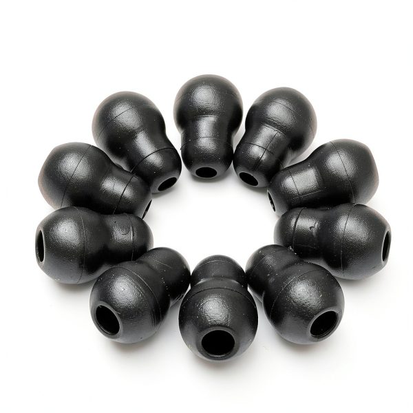 10pcs 2cm Silicone Black Super Soft Earplug Eartips Earpieces For Littmann Stethoscope-0