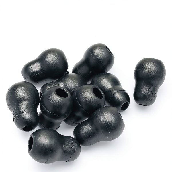 10pcs 2cm Silicone Black Super Soft Earplug Eartips Earpieces For Littmann Stethoscope-4