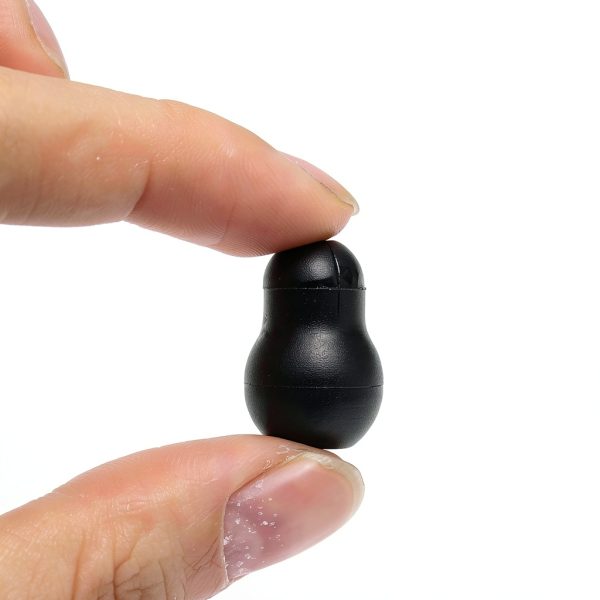 10pcs 2cm Silicone Black Super Soft Earplug Eartips Earpieces For Littmann Stethoscope-2