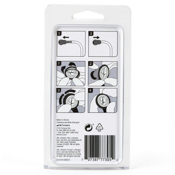 3M Littmann Stethoscope Spare Parts Kit Black for Lightweight II S.E.-1
