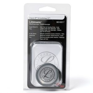 3M Littmann Stethoscope Spare Parts Kit – Gray, Compatible with Classic III™, Cardiology IV™, CORE Digital, Includes Eartips, Adult & Pediatric Diaphragms, Non-Chill Bell Sleeve, 40017-0
